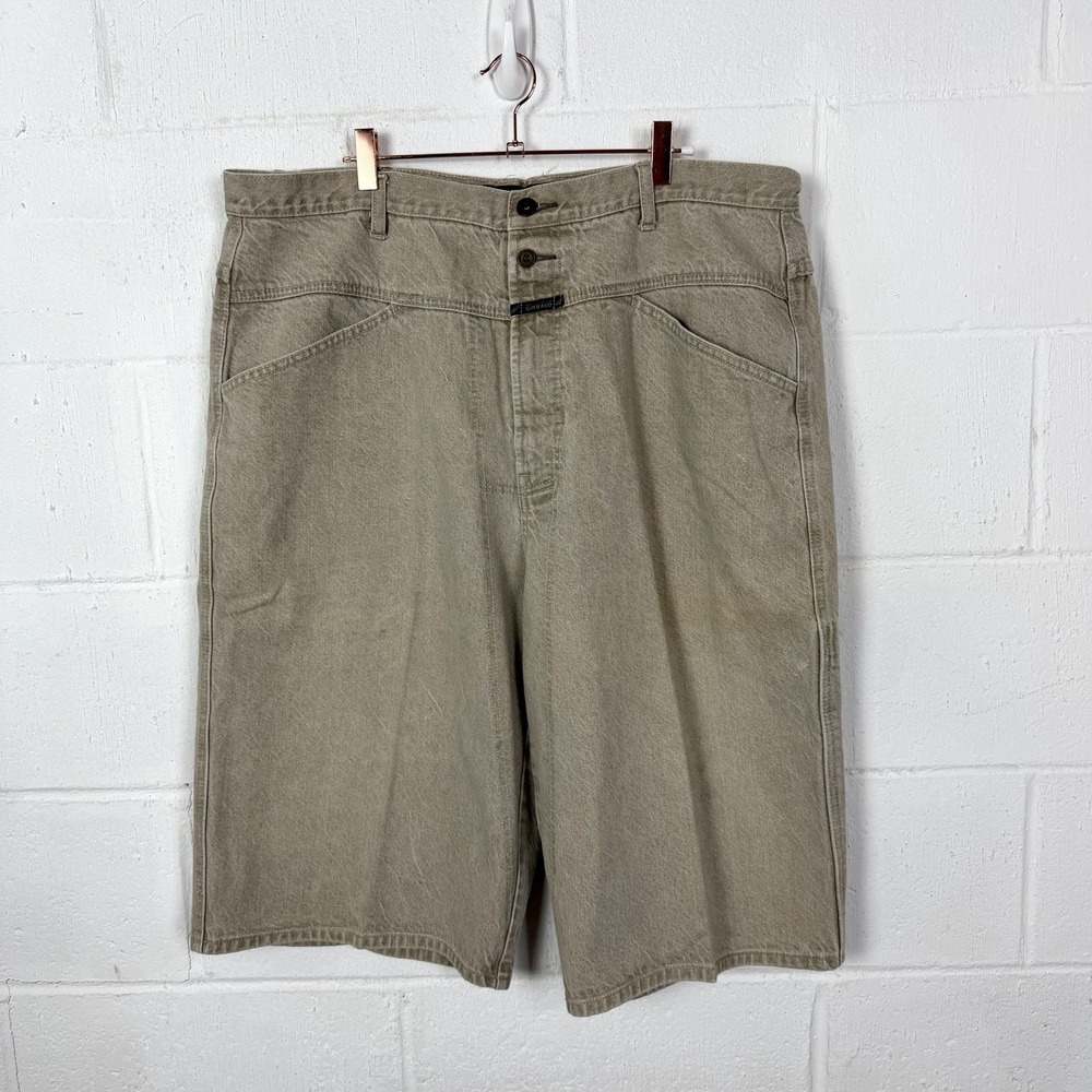 VTG Marithe Francois Girbaud Mens Shorts SZ 42 Baggy Long 90s Y2K Grunge Hip Hop